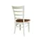 International Concepts Set of Two Emily Side Chairs, Hickory/Shell, 2PK C79-617P - alternate 4